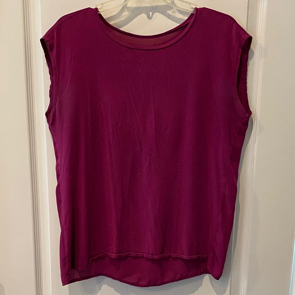 Ann Taylor Women's Sleeveless Bloise in Rich Purple